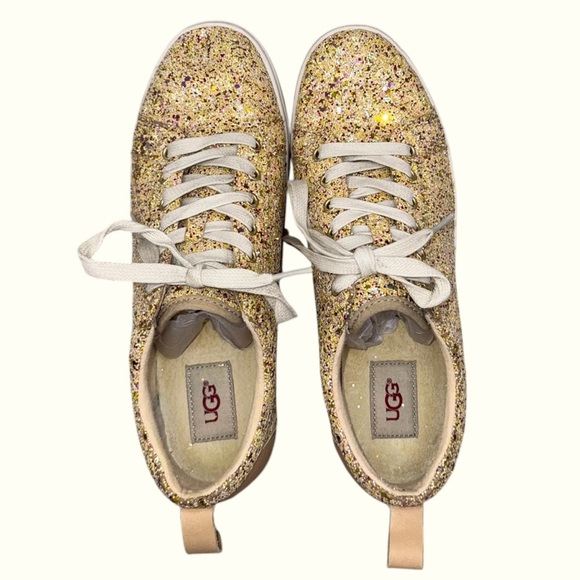 UGG KARINE CHUNKY GLITTER GOLD MULTI SHOES Women’s 10 - Picture 7 of 15